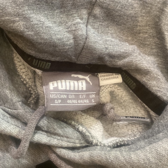 Puma Hooded Sweatshirt with Drawstrings - Picture 6 of 6